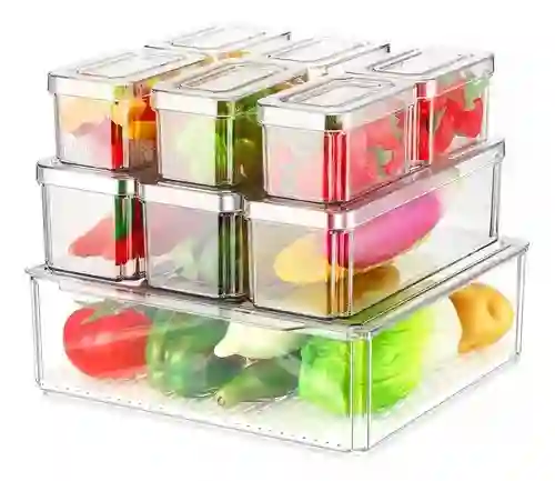 Organizador De Nevera 10 Piezas 2240g