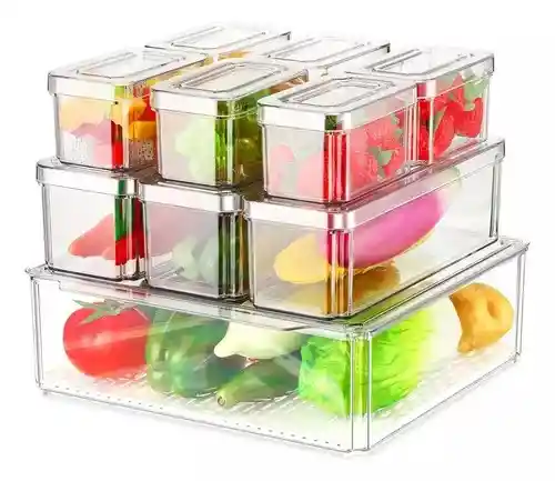 Organizador De Nevera 10 Piezas 2240g