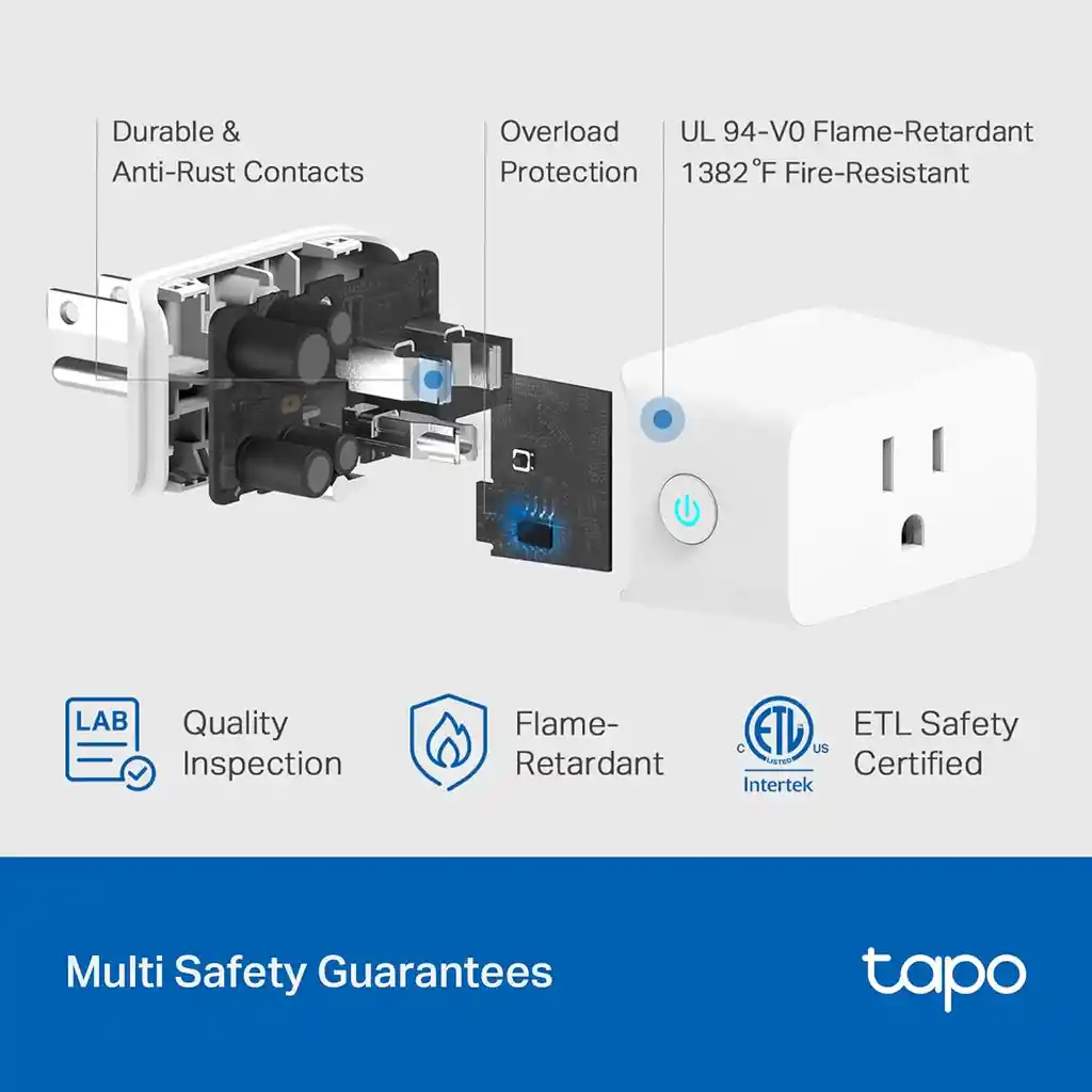 Toma Corriente Enchufeinteligente Monitoreo De Energia Wifi Tp Link Tapo