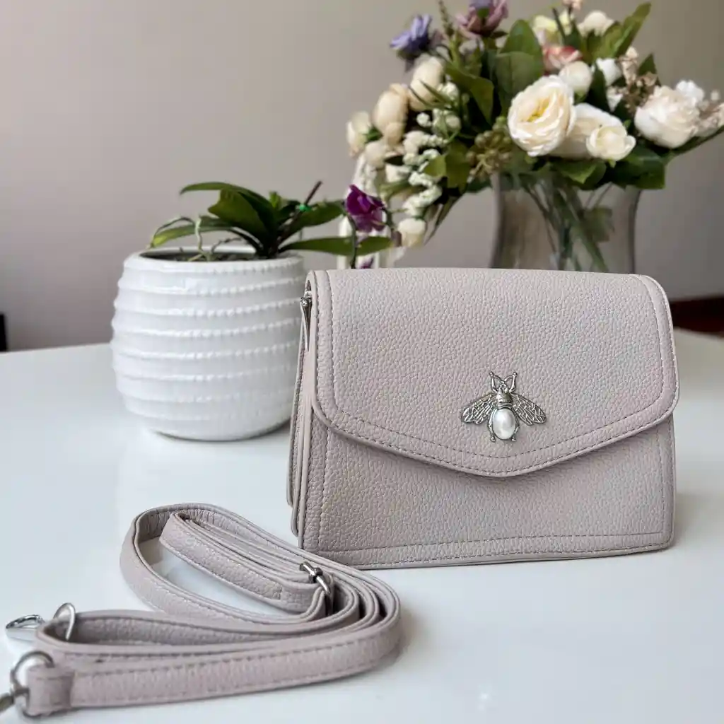 Bolso Dulce Abeja Gris