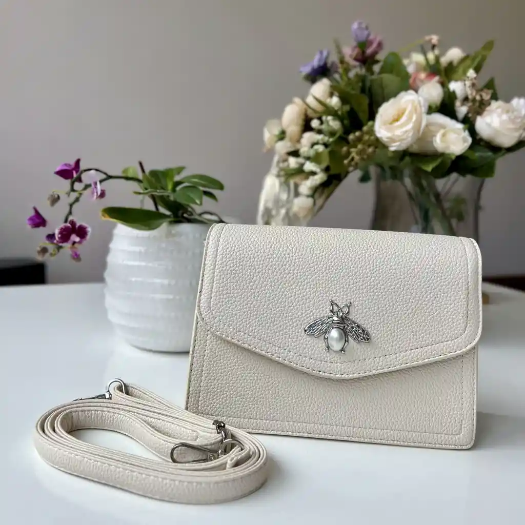 Bolso Dulce Abeja Crema