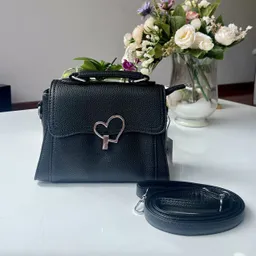 Bolso Corazón Negro
