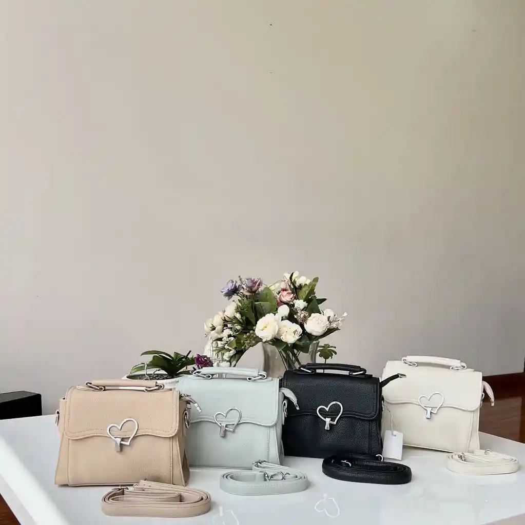 Bolso Corazón Negro