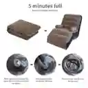 Sillón Sofá Inflable Ergonómico Con Reposa Brazos Portátil