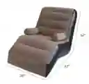 Sillón Sofá Inflable Ergonómico Con Reposa Brazos Portátil