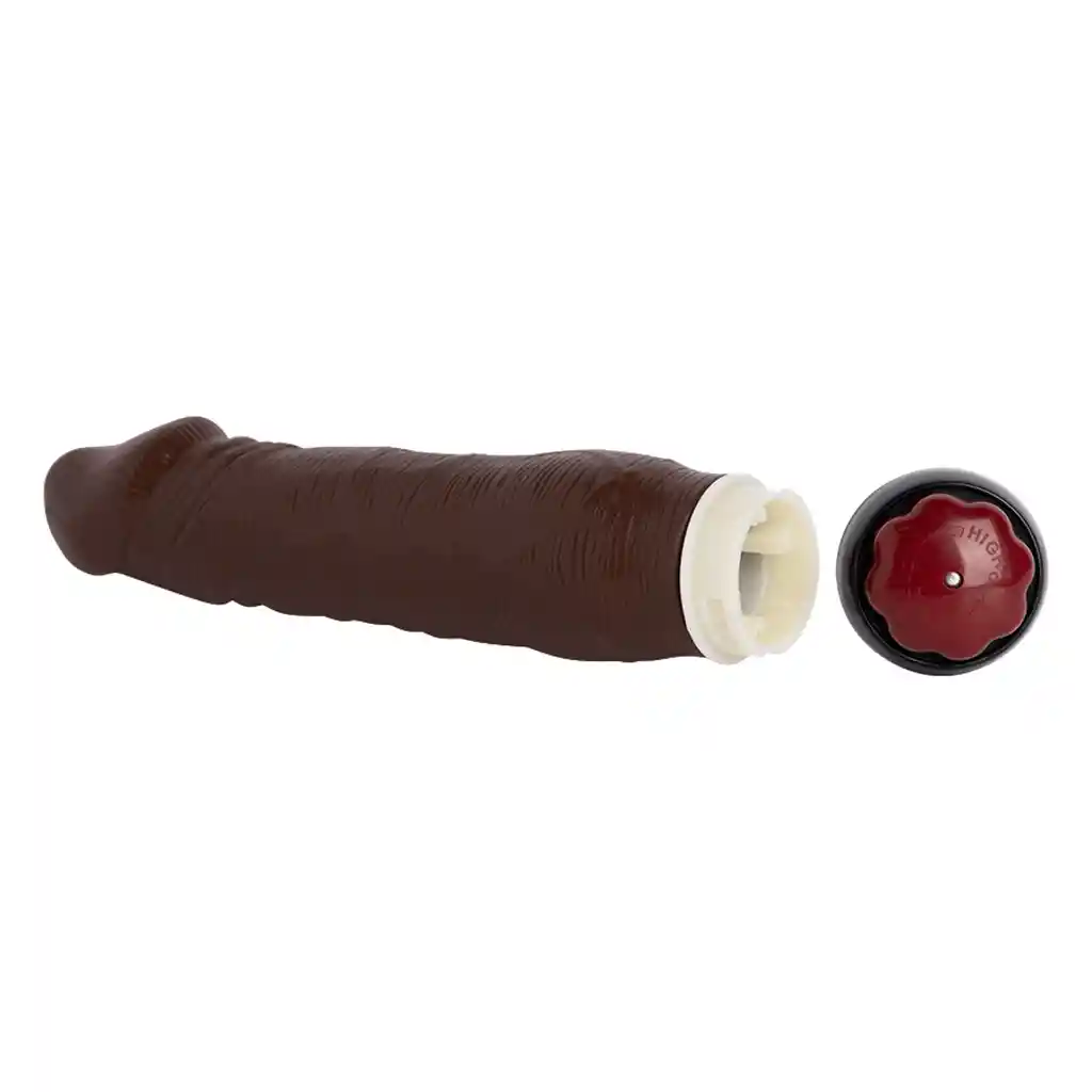 Consolador Dirty 21 X 4.5 Cms Brown Kiss Me Love