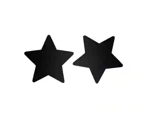 Cubrepezones Estrella Black Star Negro