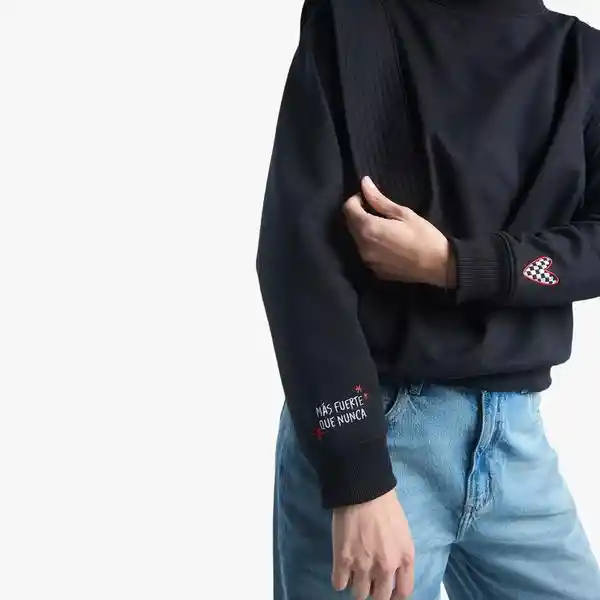 Xs / Buzo Más Fuerte - Negro
