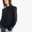Xs / Buzo Más Fuerte - Negro