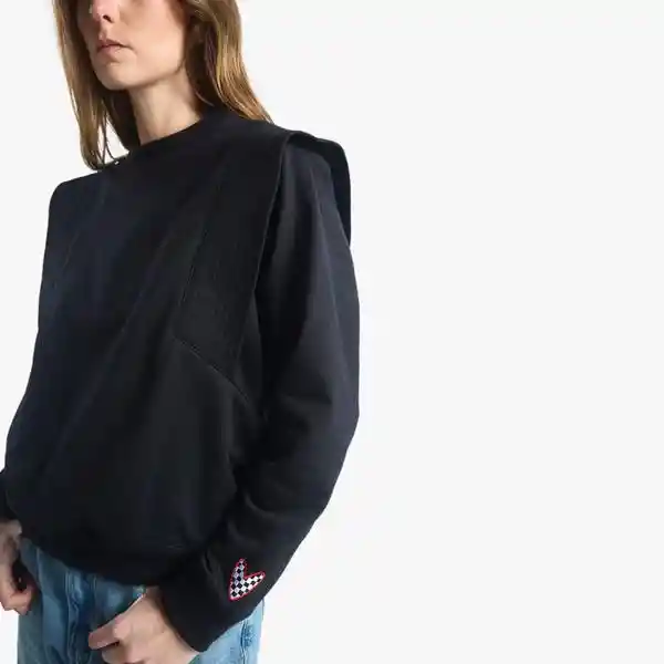 Xs / Buzo Más Fuerte - Negro