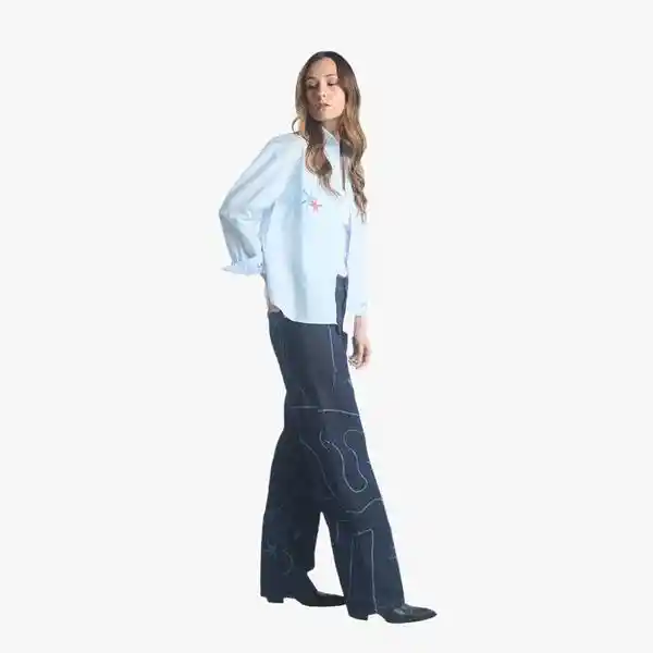 L / Sobrecamisa Viviendo El Sueño - Azul Claro