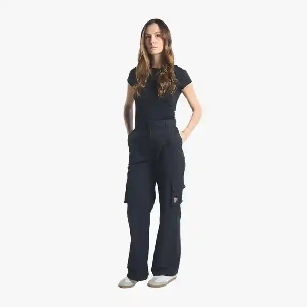 38 / Pantalón Cargo - Negro