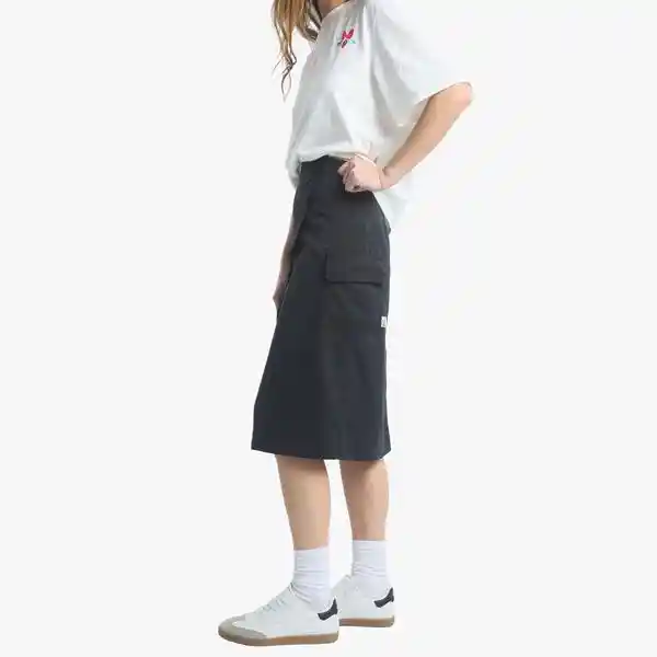 S / Falda Cargo - Negro