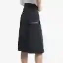 S / Falda Cargo - Negro