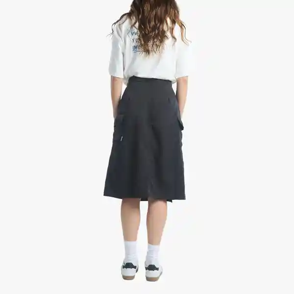 S / Falda Cargo - Negro
