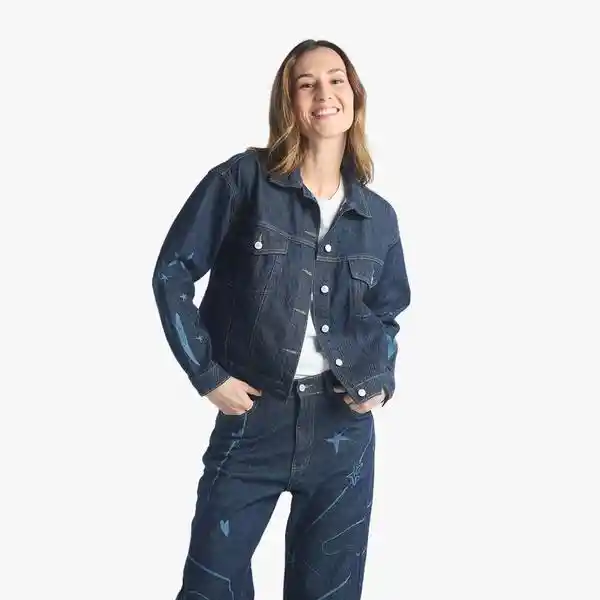 M / Chaqueta Hazlo Posible - Azul Oscuro