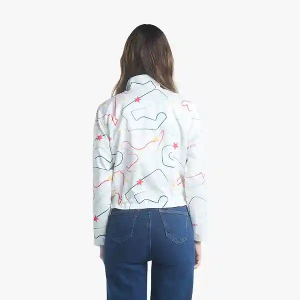 L / Chaqueta Circuitos - Marfil