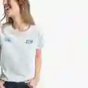 L / Camiseta Race Like A Girl - Marfil