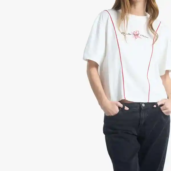 Xl / Camiseta Follow That Dream - Marfil