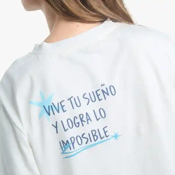 L / Camiseta Vive Tu Sueño - Marfil