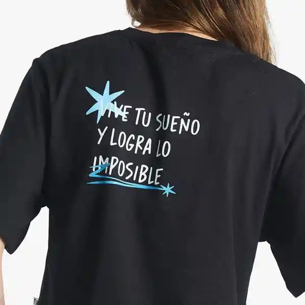 Xs / Camiseta Vive Tu Sueño - Negro