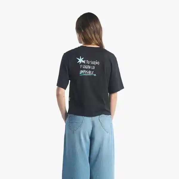 Xs / Camiseta Vive Tu Sueño - Negro