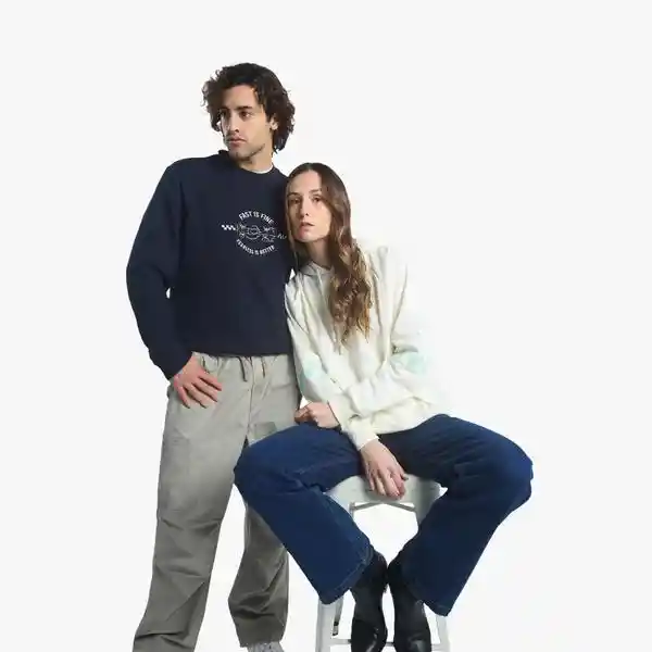 Xs / Buzo Fearless Hombre - Azul