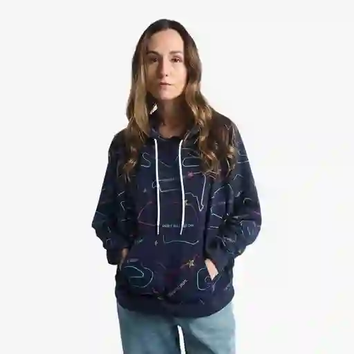 Xl / Buzo Circuitos - Azul