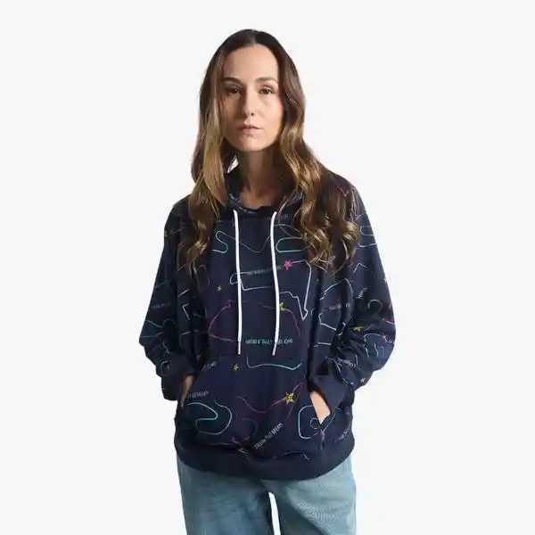 Xl / Buzo Circuitos - Azul