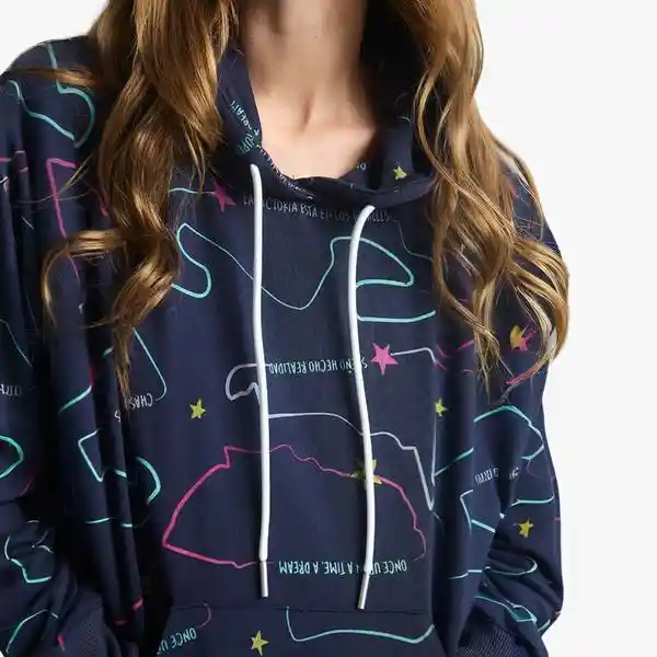 Xl / Buzo Circuitos - Azul