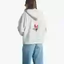 Xl / Buzo Corazón En Llamas - Marfil