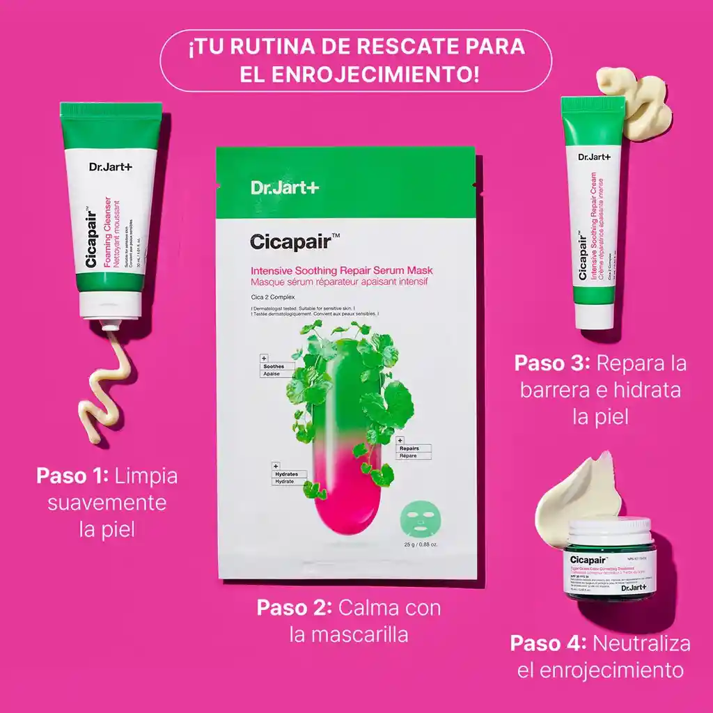 Kit Cicapair Dr. Jart+ Rescate Para Piel Sensible Original