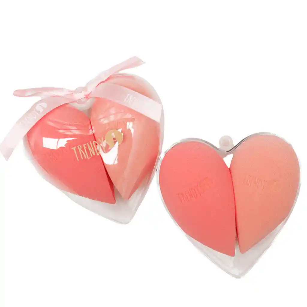 Beauty Blender Corazón Doble Trendy
