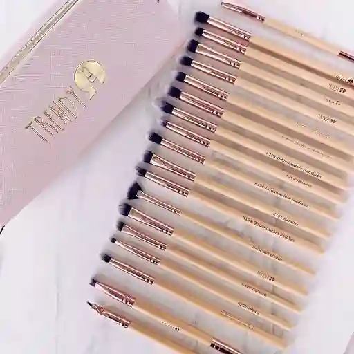 Kit De Brochas Para Ojos Trendy X19