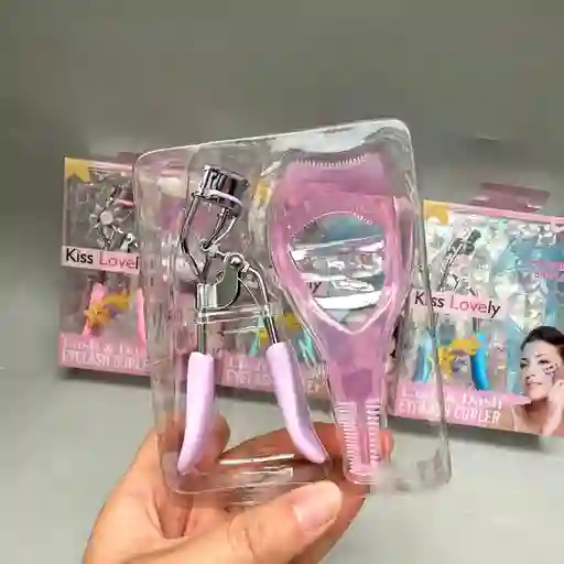 Kit De Encrespador Y Aplicador De Pestañina Kiss Lovely