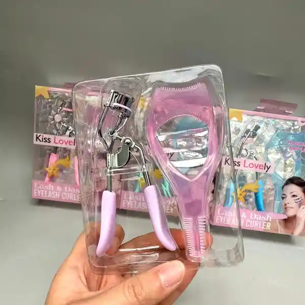 Kit De Encrespador Y Aplicador De Pestañina Kiss Lovely