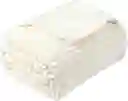 Cobija Manta Frazada Térmica Acanalada Doble/queen 210x190cm Color Beige