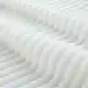 Cobija Manta Frazada Térmica Acanalada Doble/queen 210x190cm Color Blanca