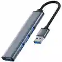 Adaptador Convertidor Multipuerto Usb 4 En 1 Hub Usb