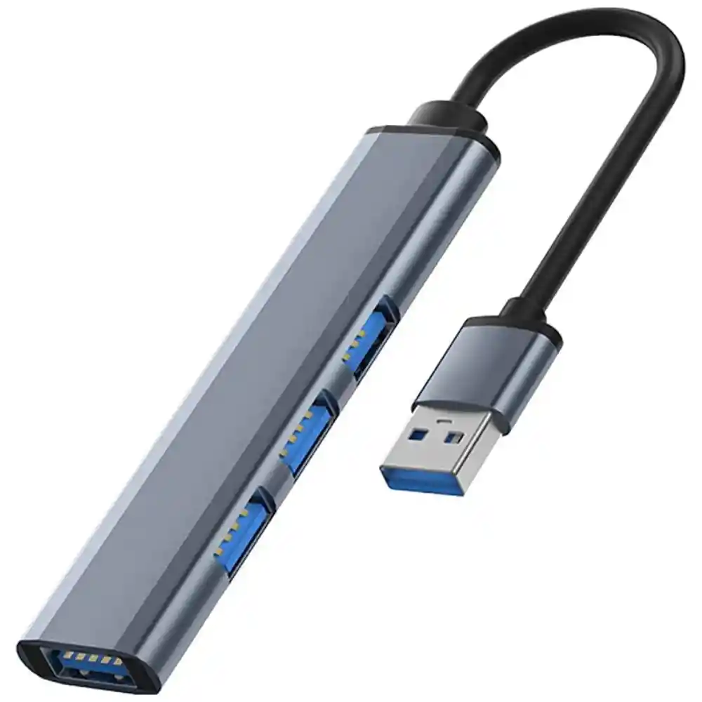 Adaptador Convertidor Multipuerto Usb 4 En 1 Hub Usb