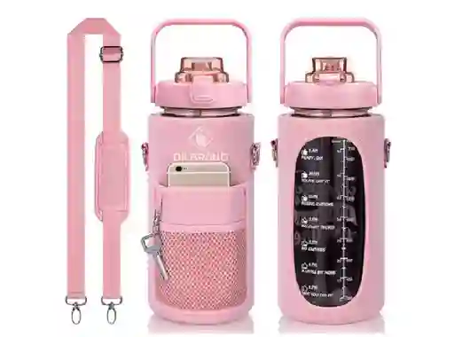 Termo Botella Agua Gimnasio Gym, Estruche Funda + Cargadera