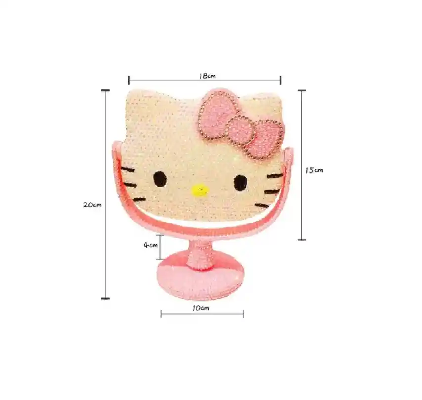 Espejo De Mesa Maquillaje Diy Para Decorar Con Pedreria