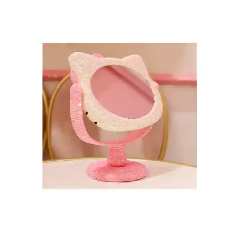 Espejo De Mesa Maquillaje Diy Para Decorar Con Pedreria
