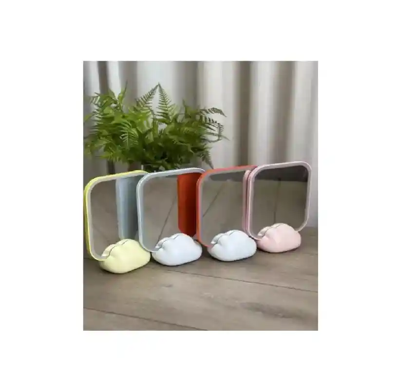 Espejo De Maquillaje Tocador Luz Led En Forma De Nube Rercag