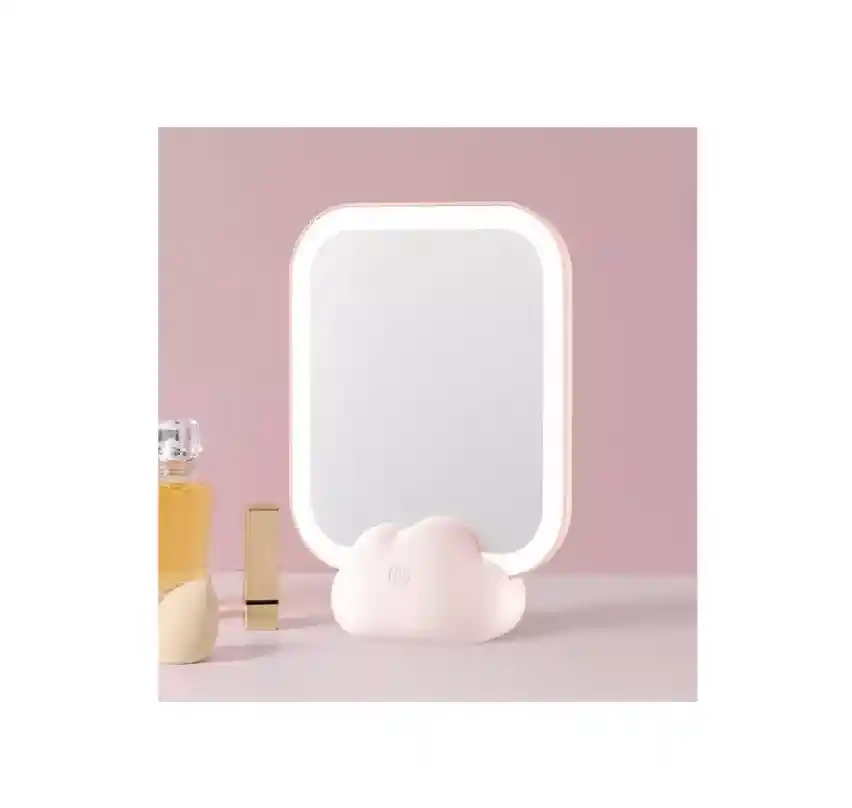 Espejo De Maquillaje Tocador Luz Led En Forma De Nube Rercag
