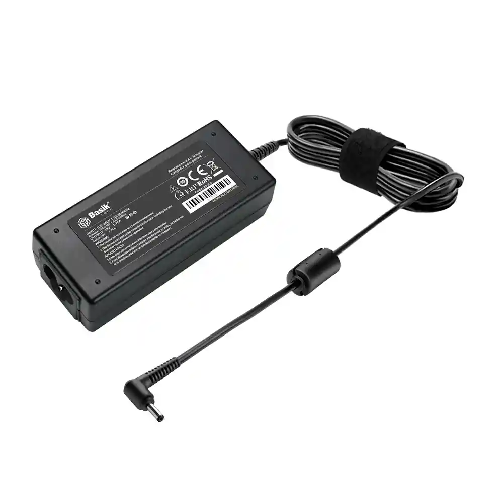 Cargador Generico Portatil Asus 19v-2.37a P. 4.0*1.35 P. Negra