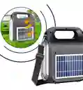 Planta Solar Portátil Recargable Con Bombillo Linterna Y Radio Fm. Super Planta