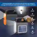 Planta Solar Portátil Recargable Con Bombillo Linterna Y Radio Fm. Super Planta