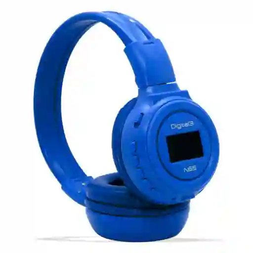 Audífonos Recargables Bluetooth N65 Pantalla Led Usb Sd Fm
