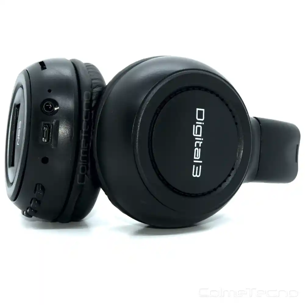 Audífonos Recargables Bluetooth N65 Pantalla Led Usb Sd Fm